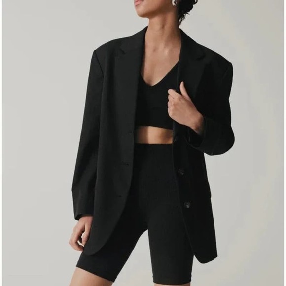 Everlane The 80's Blazer Black Women's Size 8 NWOT - Picture 2 of 11